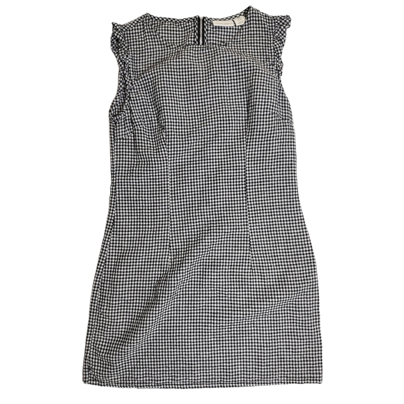 Cynthia Rowley | Vintage Gingham Seersucker Dress with Ruffles | Size 10 - Picture 3 of 6
